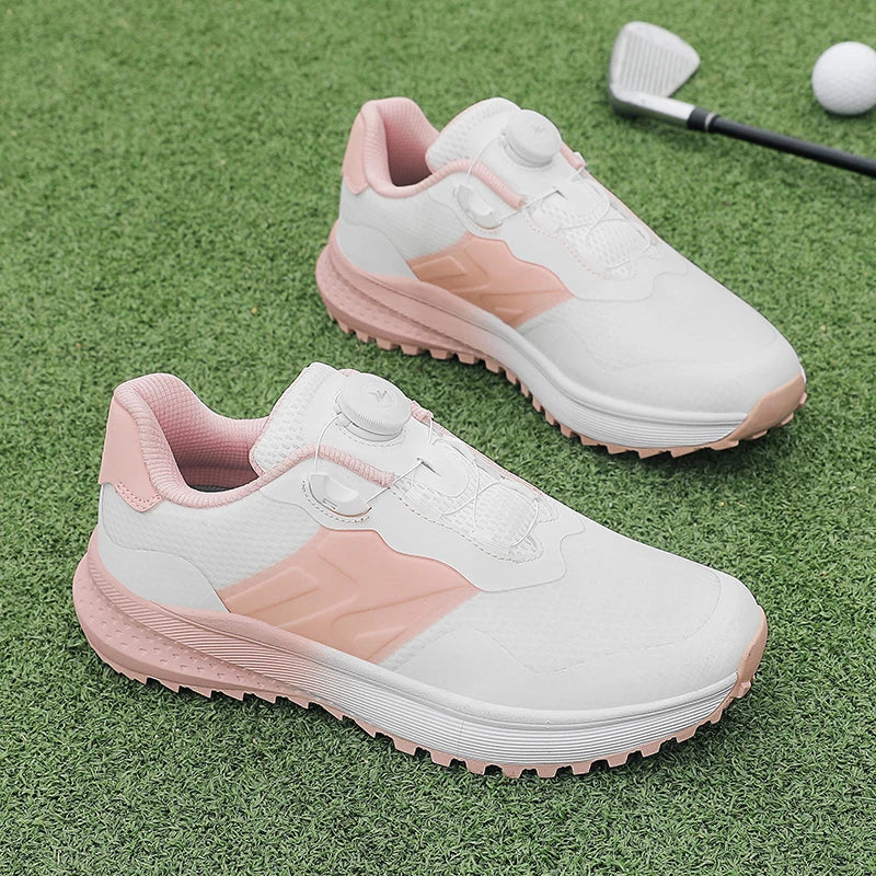 Professional Men's Golf Shoes Leather