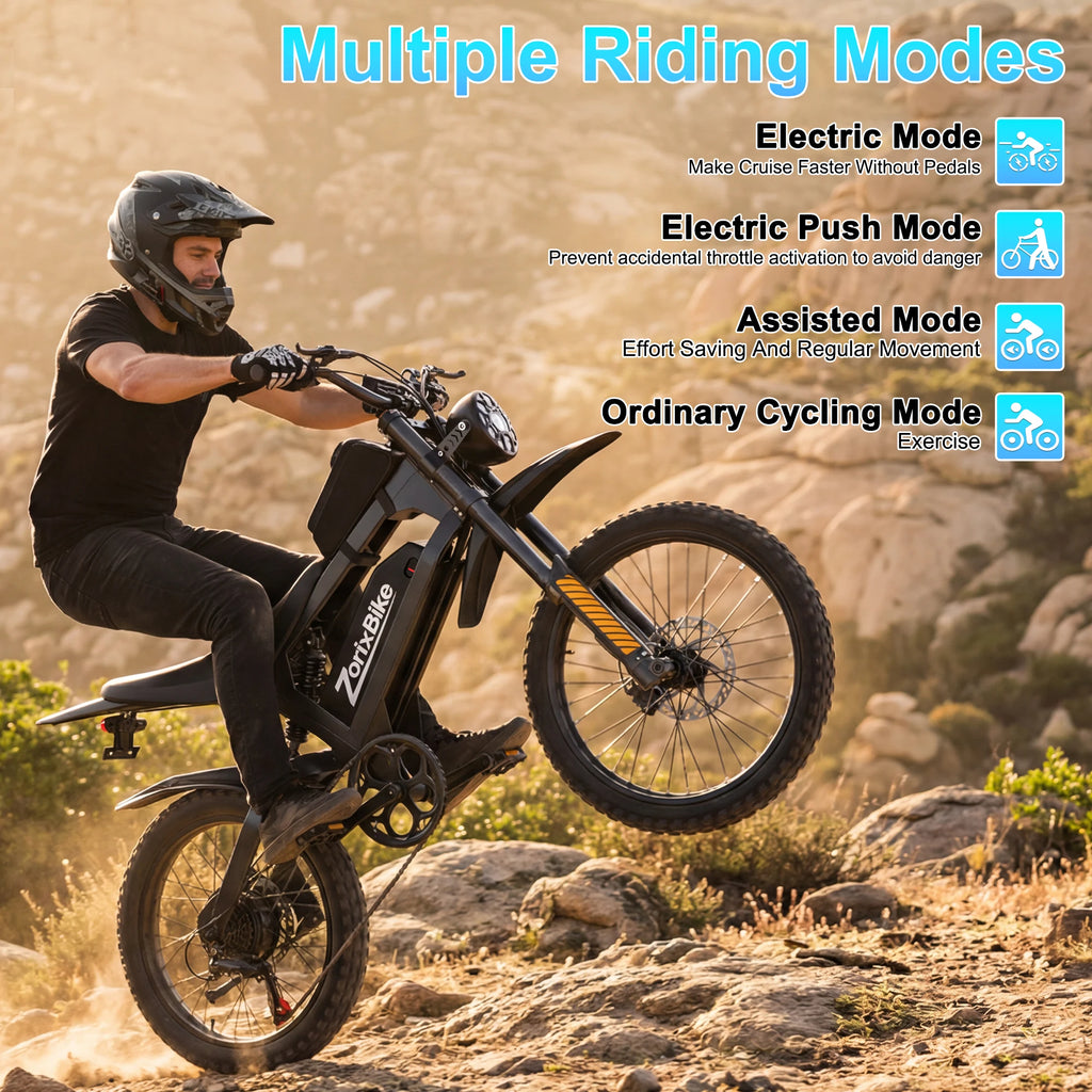 Adult Ebike 3000W Motor 35 MPH
