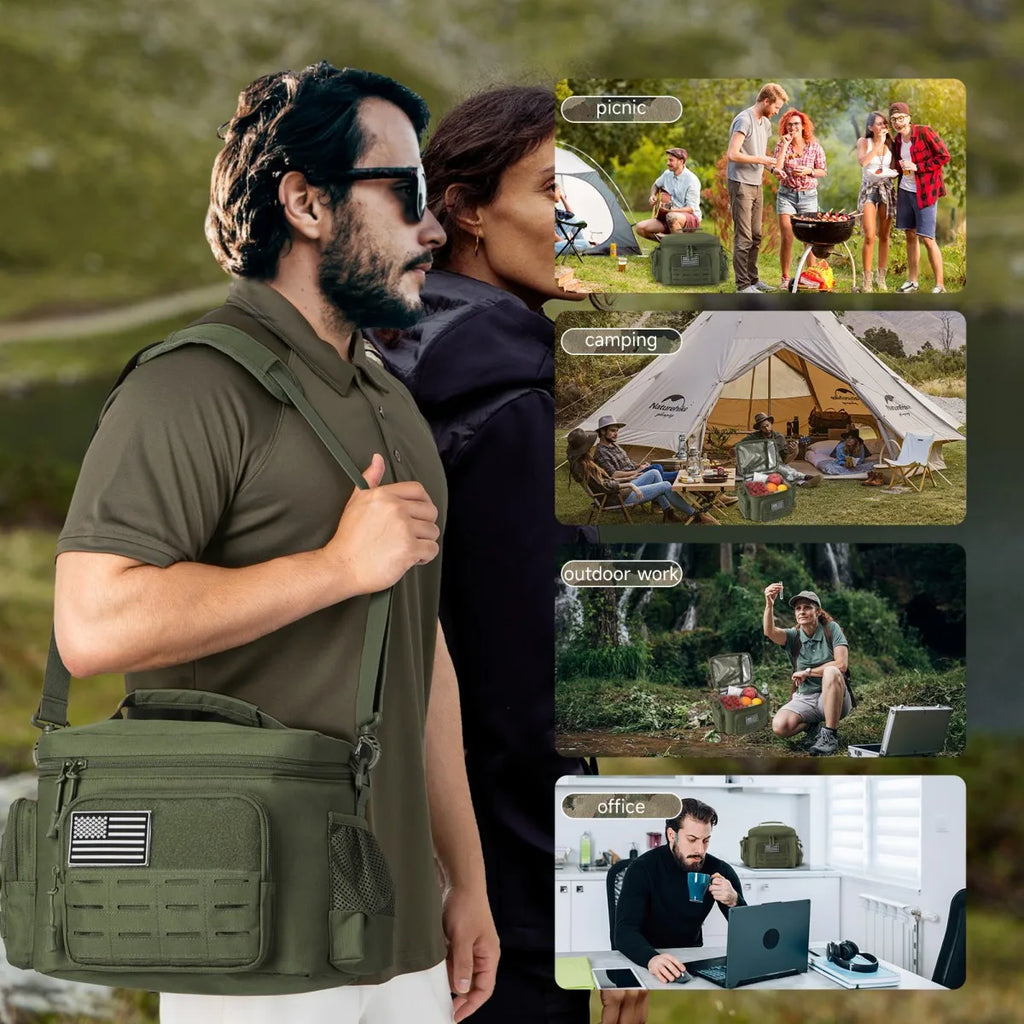 Thermal Cooler Bag Meal Camping Picnic
