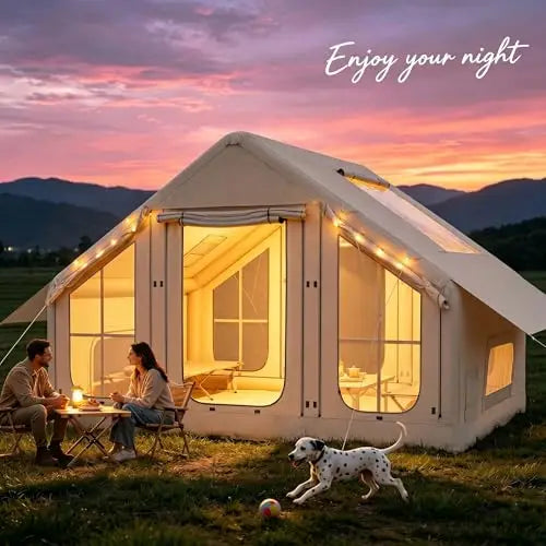 Four-Season Inflatable Camping Tent