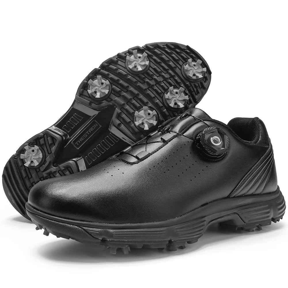 Spiked Men Golf Shoes Waterproof