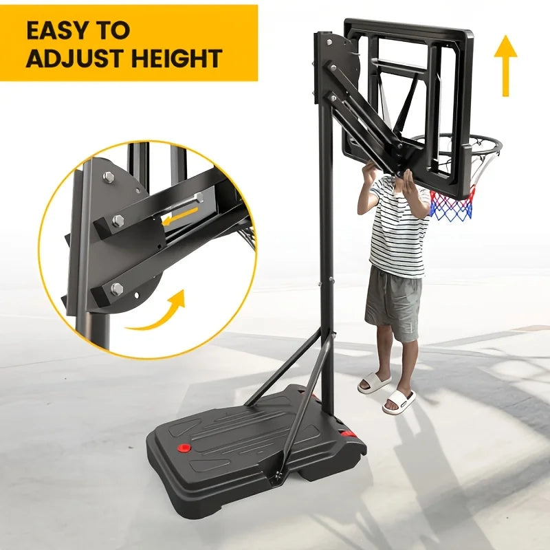 Outdoor Basketball Hoop/Backboard 5.5-9.5 Feet