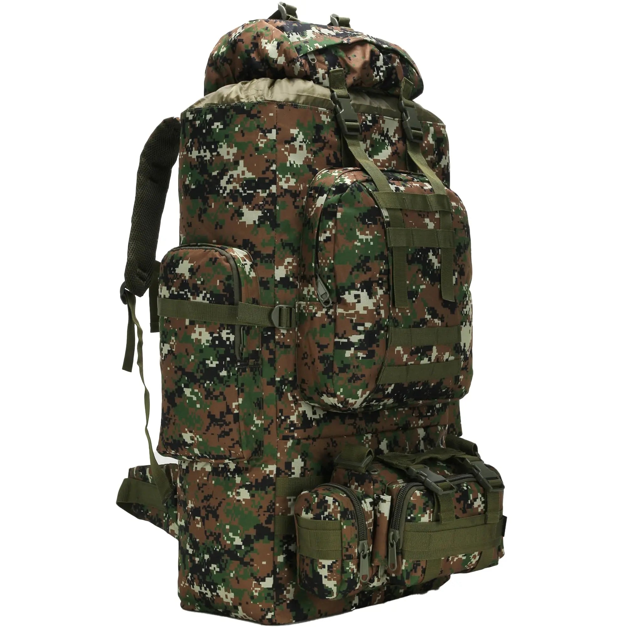 100L Hiking Backpack With Molle System