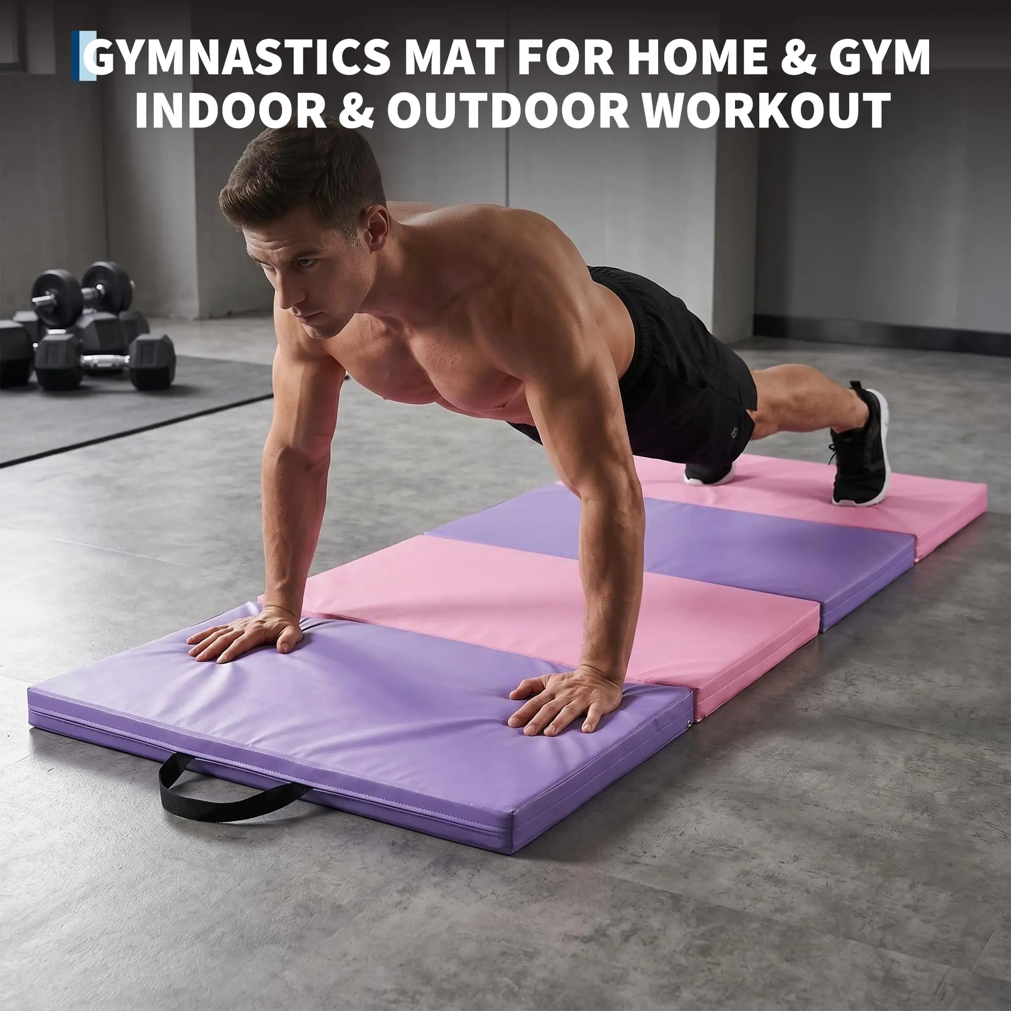 6x3 Ft Gymnastics Mat 2'' Thick