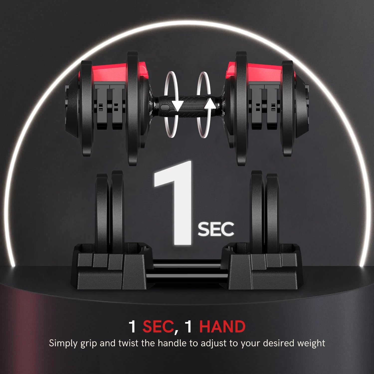 12 Free Weight Set with Connector