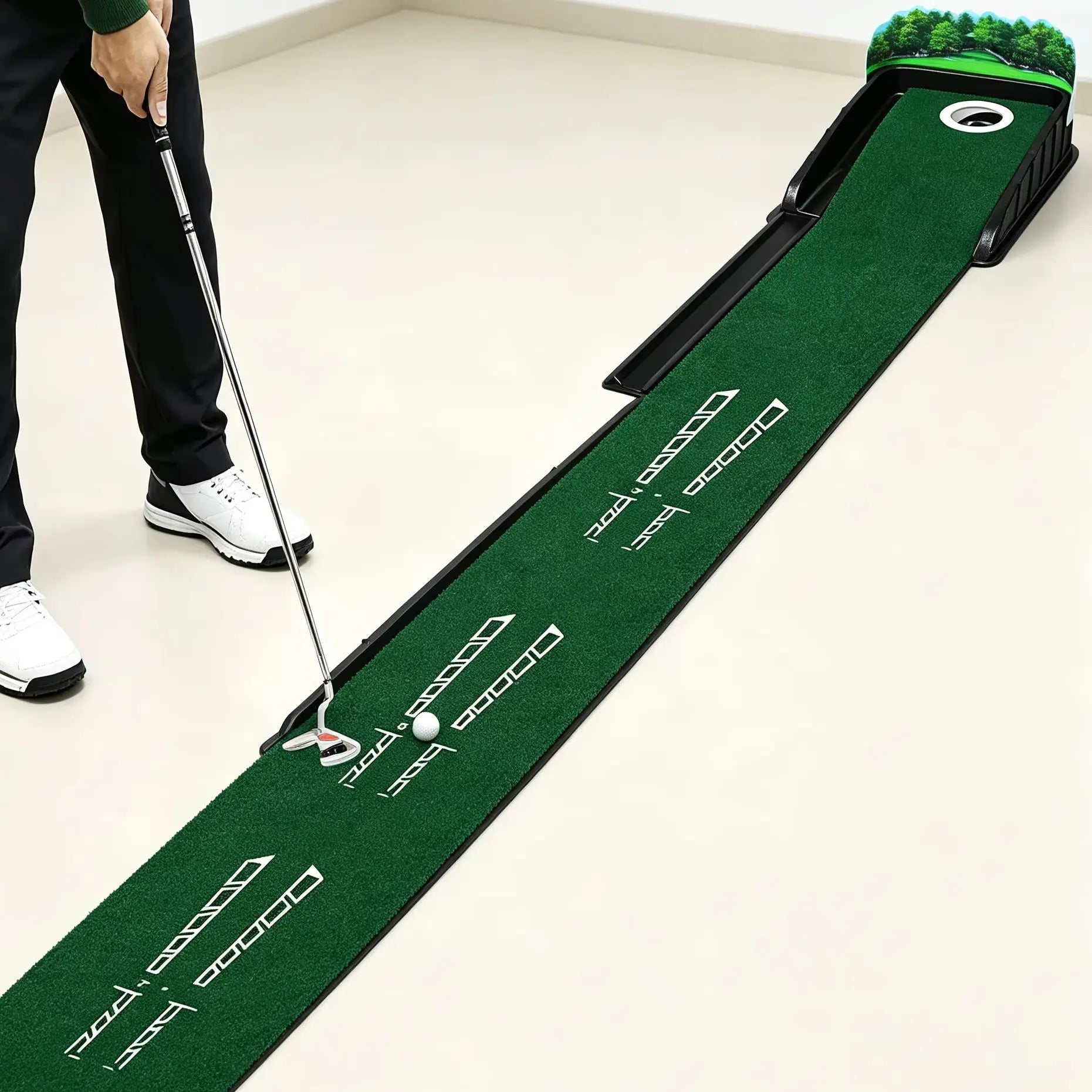 Home portable golf practice ball pad