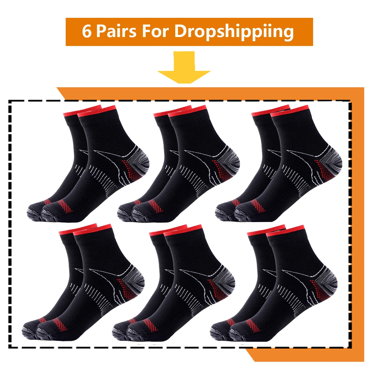 3 Pairs  Compression Socks 20-30 mmHg Athletic Nylon Medical Nursing Stockings Sport
