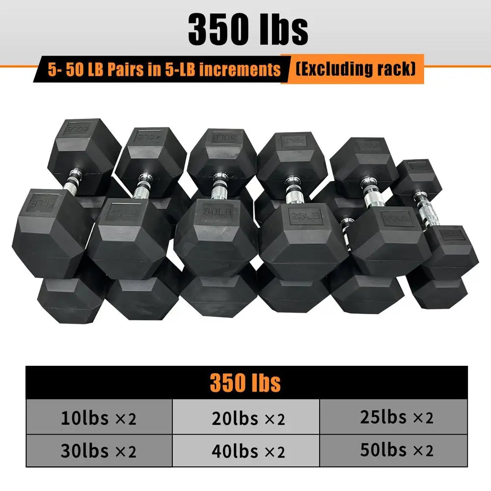450 550 lbs Hex Weight Dumbbells Sets