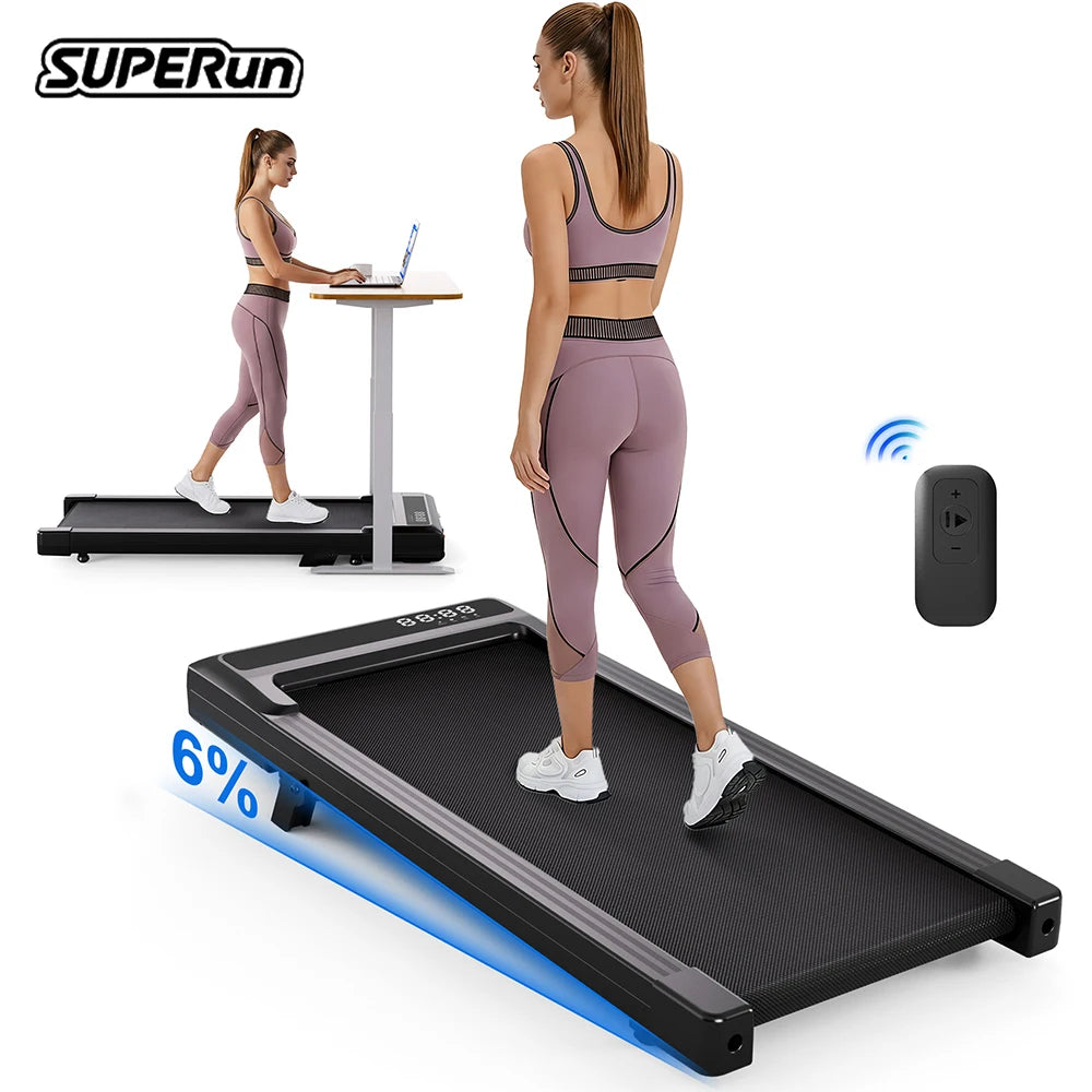 Foldable Treadmill 6% Incline 3.8mph Walking Pad