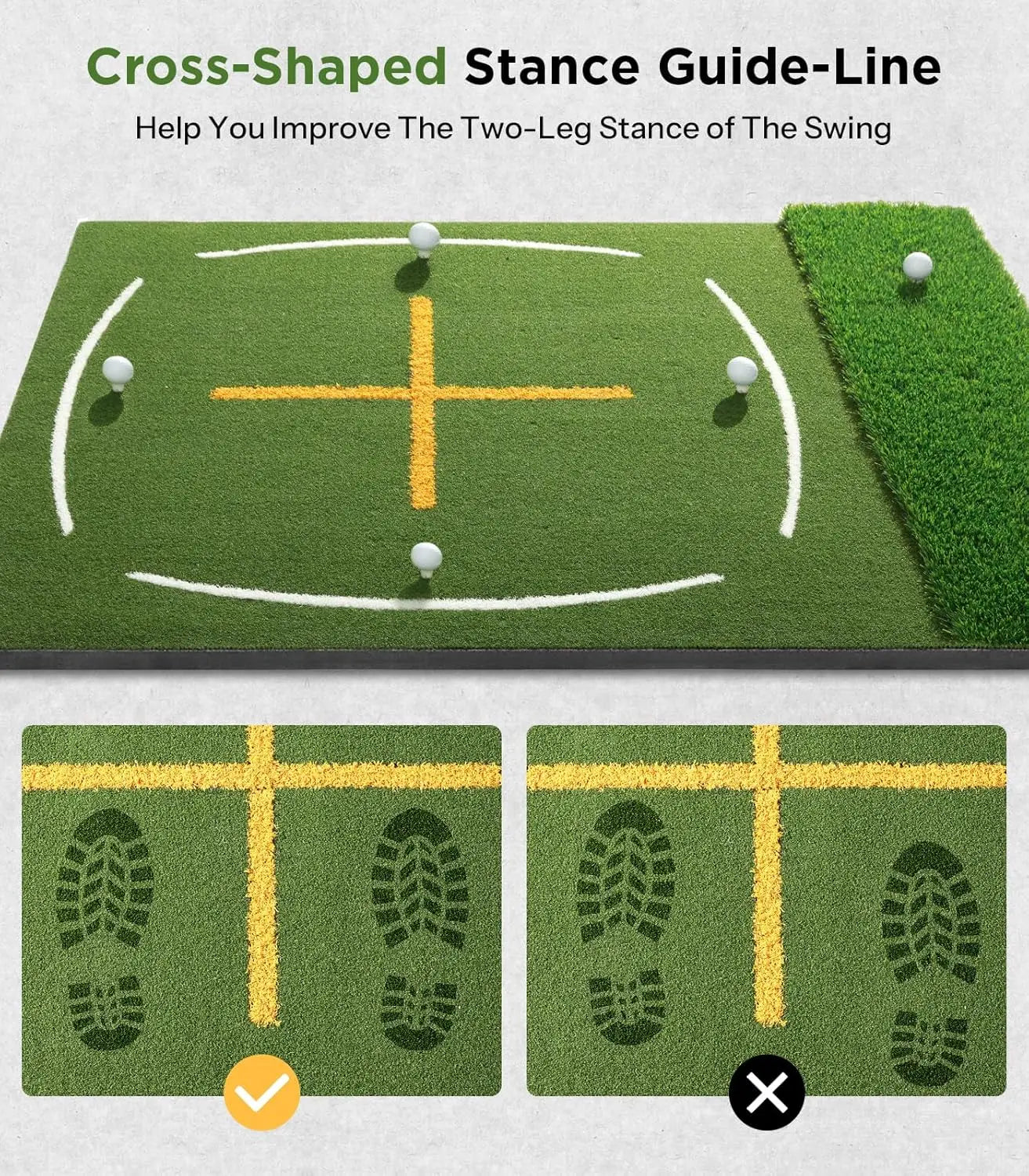 Mat with Dual Turf