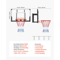 Wall Mount Basketball Hoop 44in PC Backboard