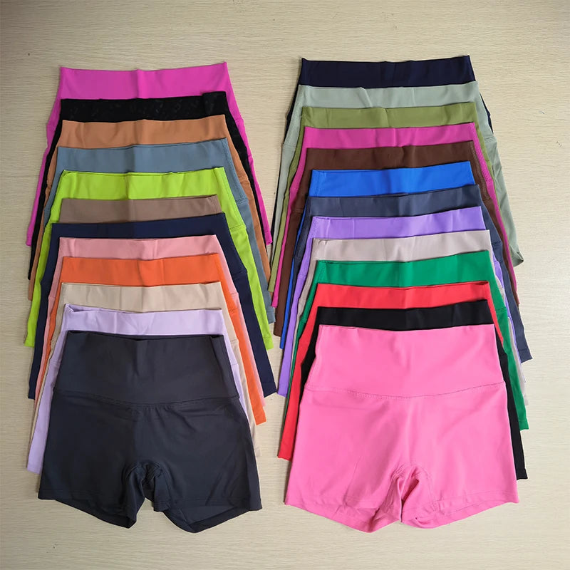 Yoga Shorts Solid Color