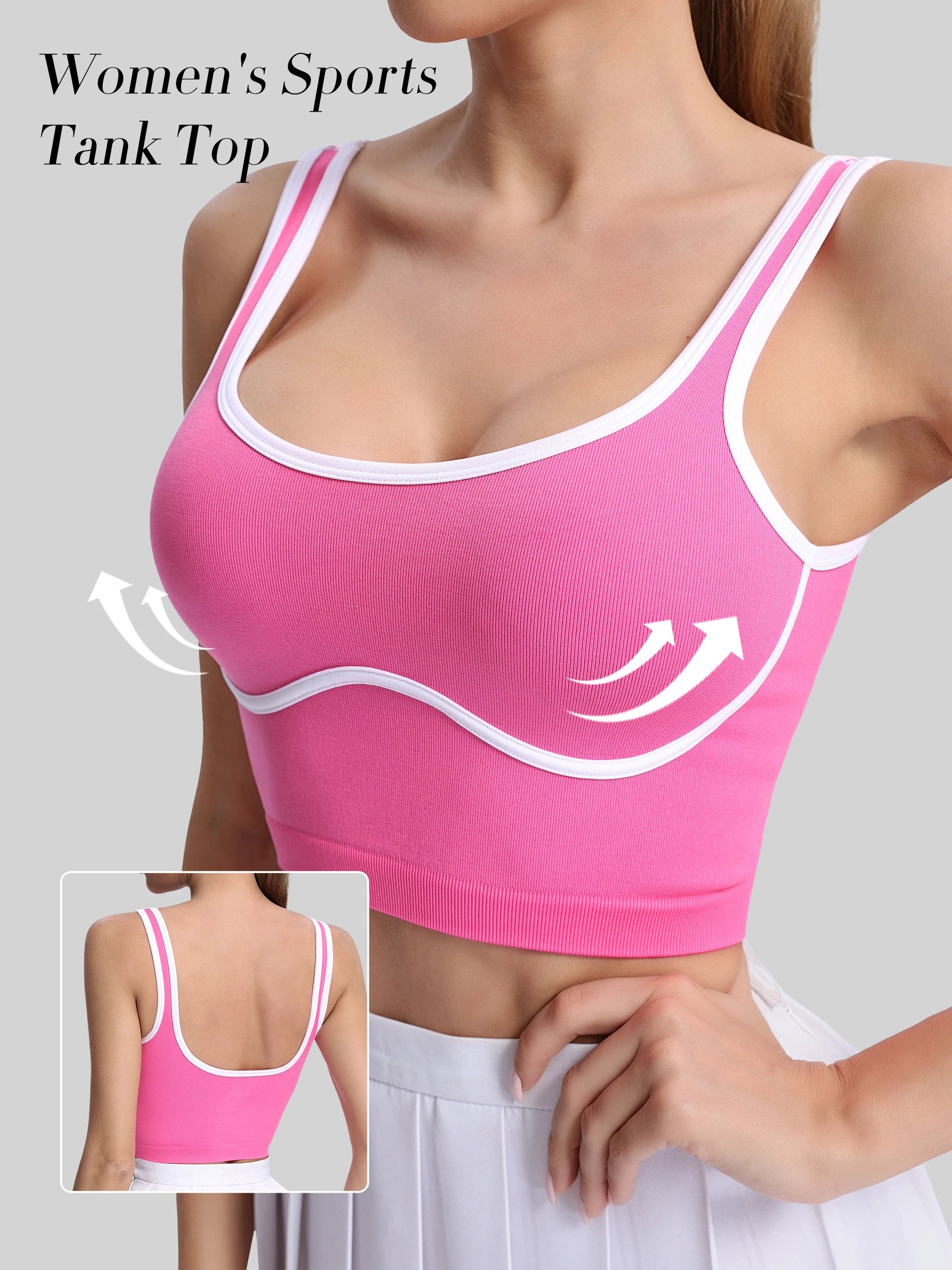 Women's U-Neck  sports vest