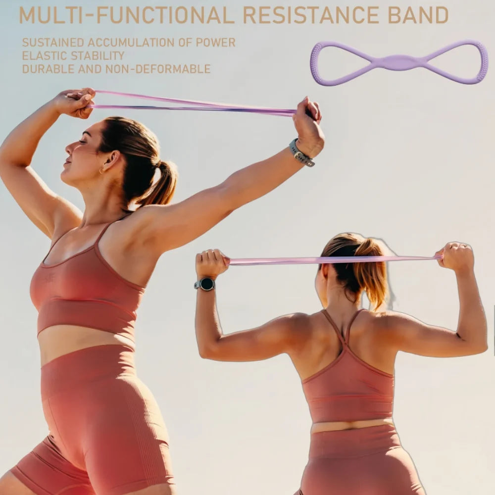 Resistance Bands with Handles, Figure 8