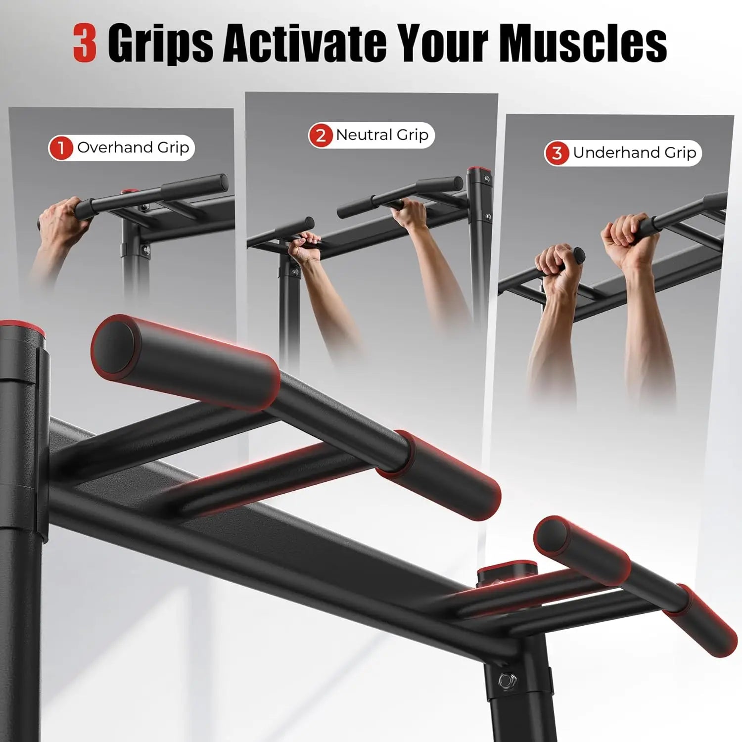 Power Tower Pull Up Bar Station, 450LBS