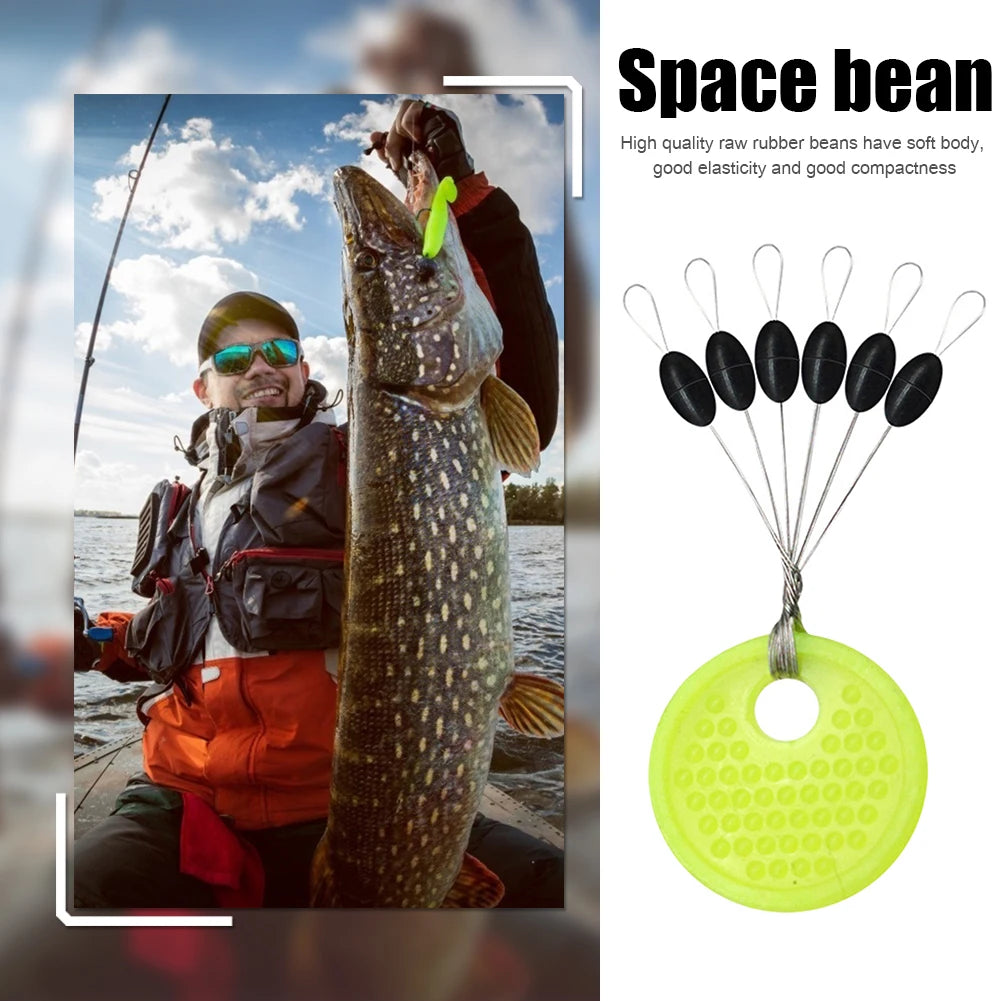 60-600Pcs Rubber Space Beans