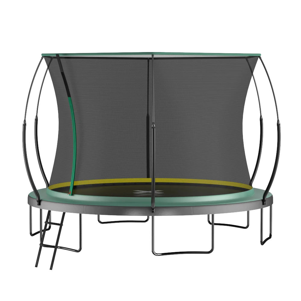 14FT Springfree No Gap Trampoline - Green