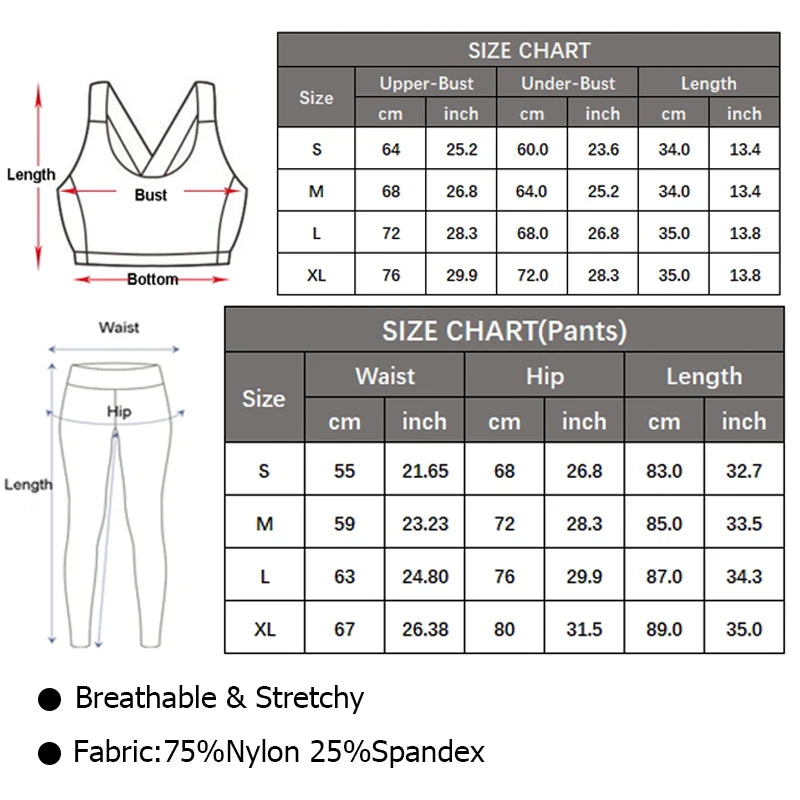 Women Two Pieces Fitness Yoga Set