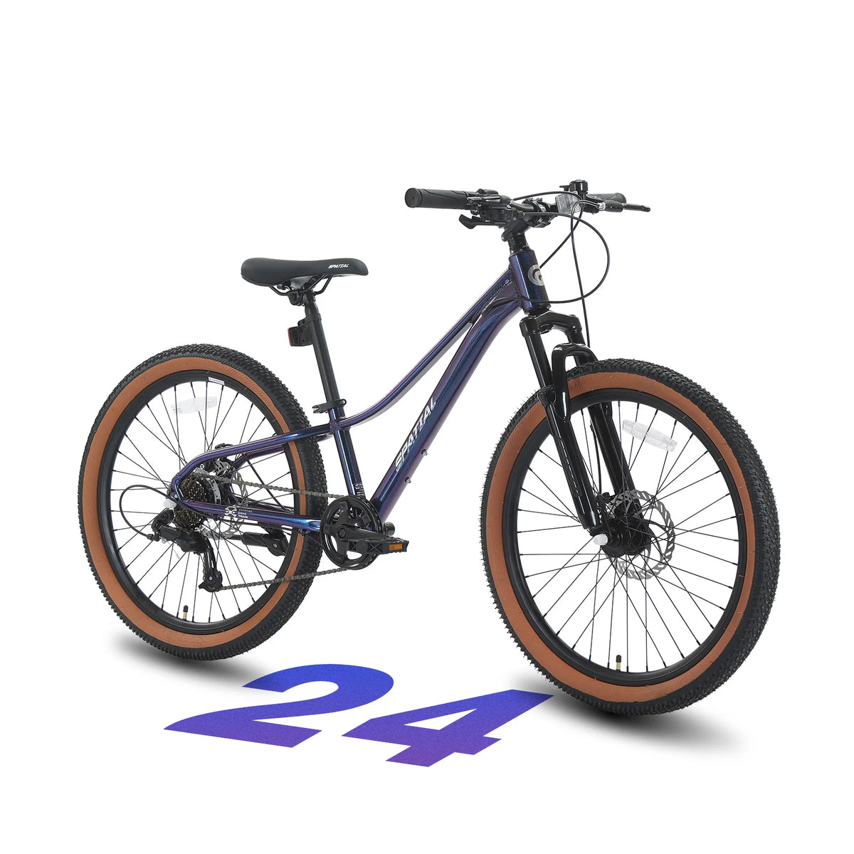24 Inch Hardtail 7 Speed Mountain Bike