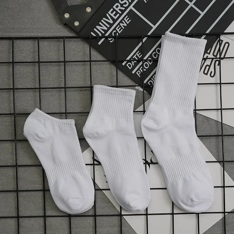 White Stockings Thickened Sports Basketball Socks