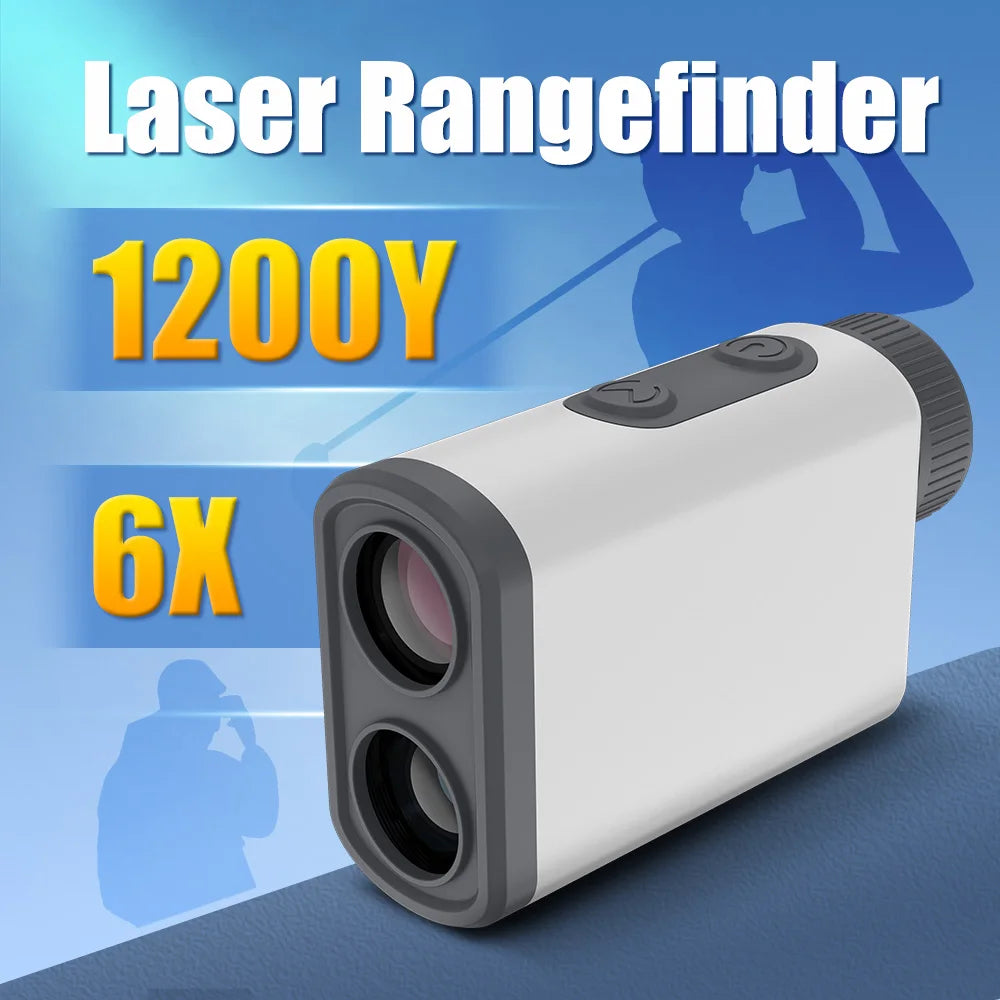 Laser Golf Rangefinder 1200 Yards 6X Mag