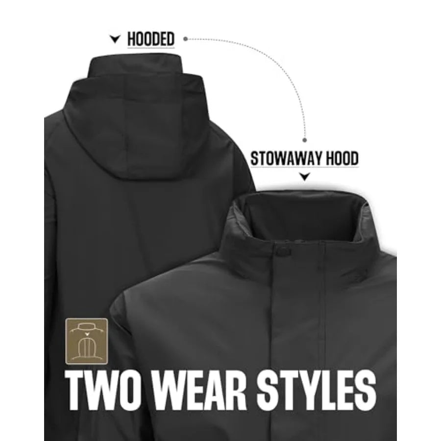 Men's Packable Rain Jacket