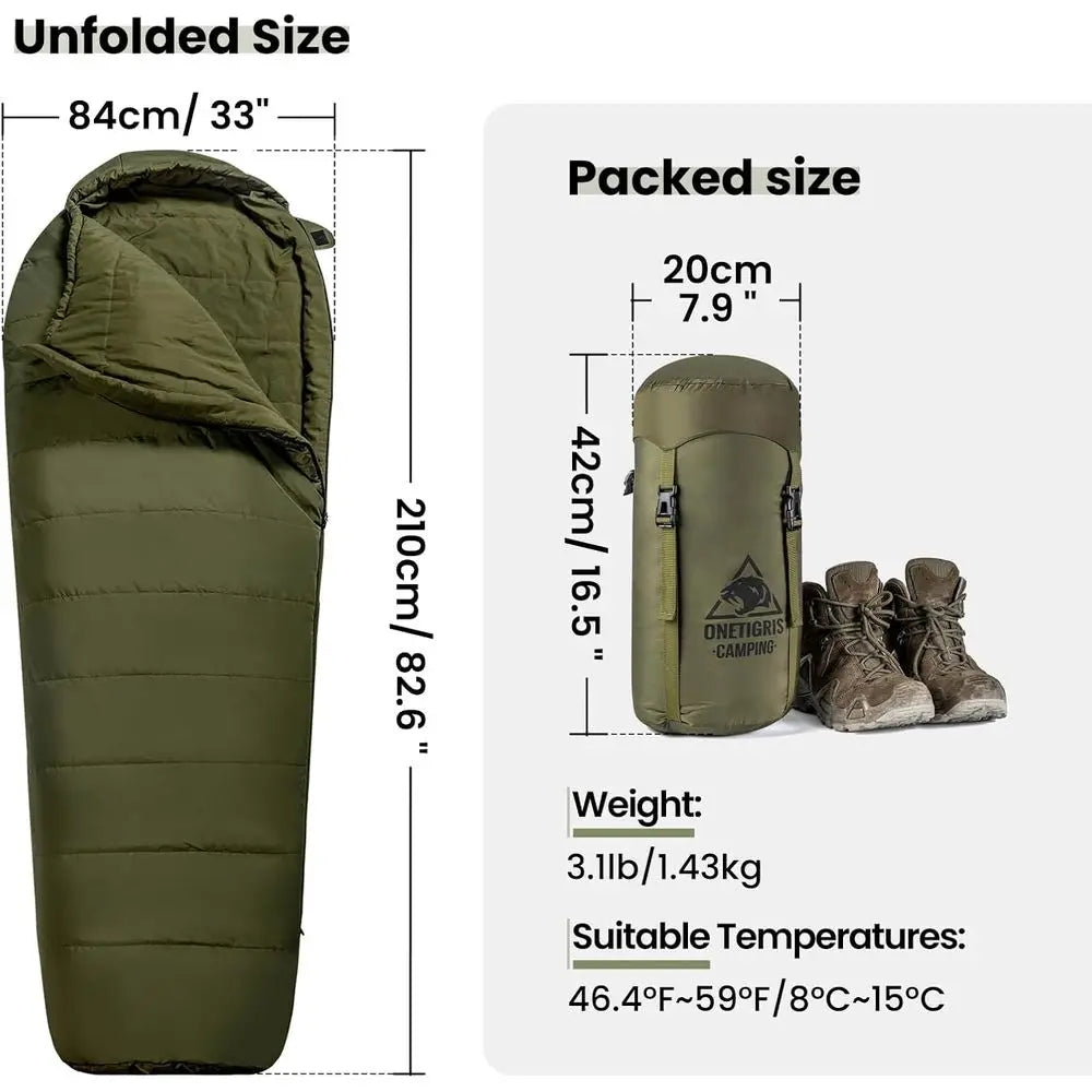 Mummy-Shaped Sleeping Bag