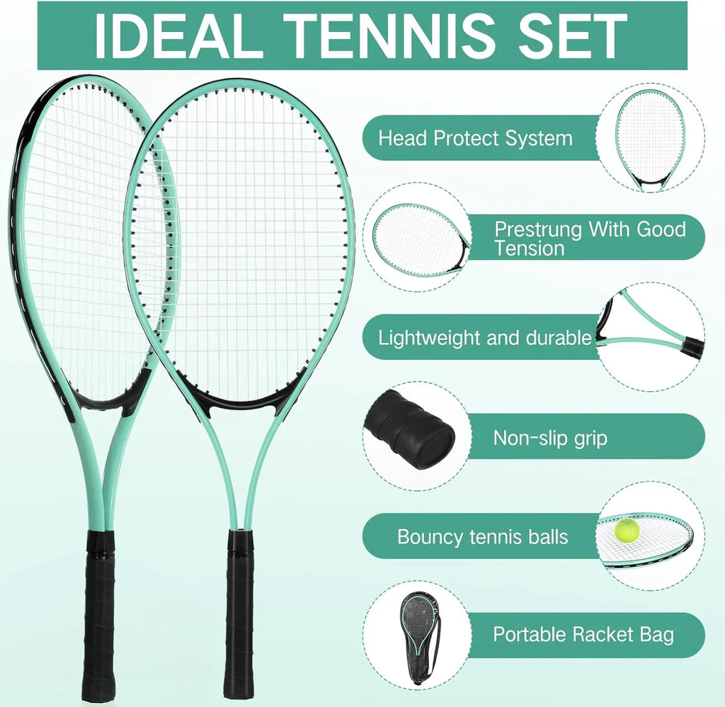 Adult Recreational Racquets Set for 4 Players