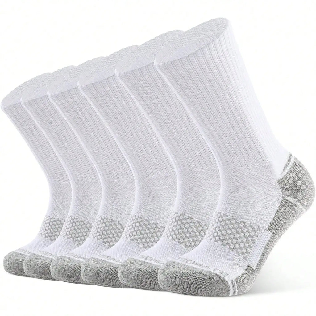 Men's Moisture-Wicking Cushioned Crew Sock