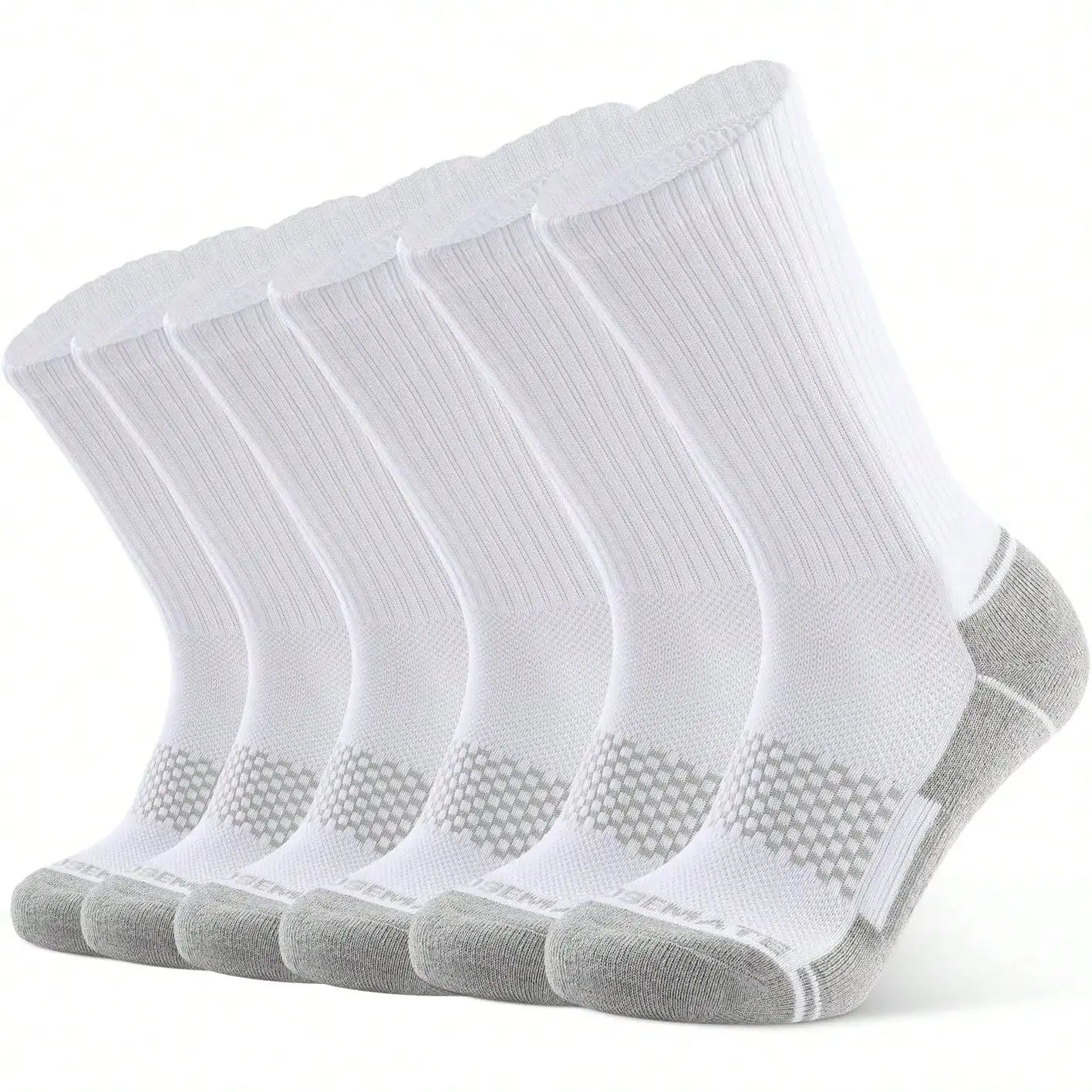 Men's Moisture-Wicking Cushioned Crew Sock
