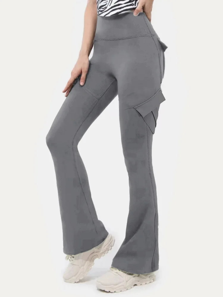 High Waisted Skinny Pants Solid Color