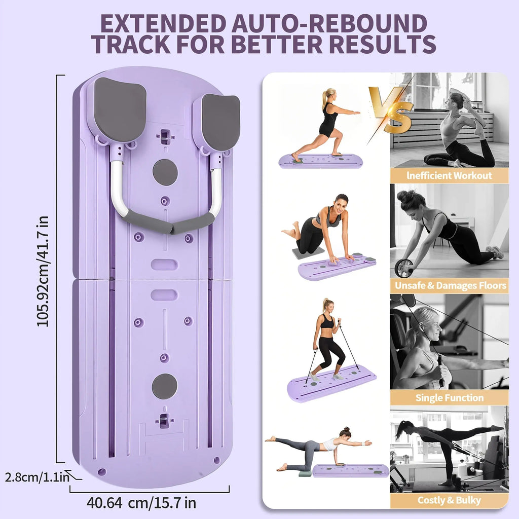 8-in-1 Multifunctional Foldable Pilates Board