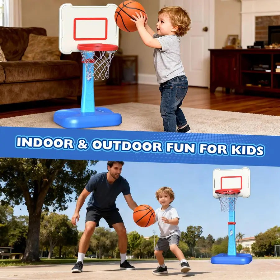 Mini Indoor/Outdoor Basketball Hoop with Balls
