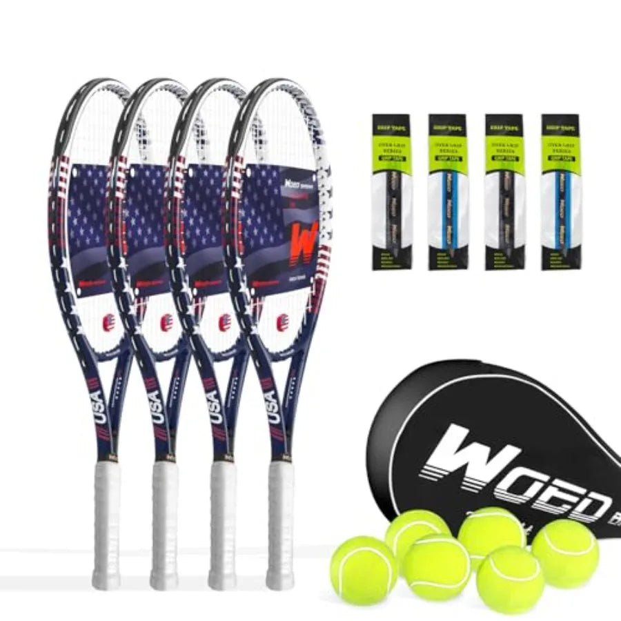 Adults 27 Inch Tennis Racquets Set