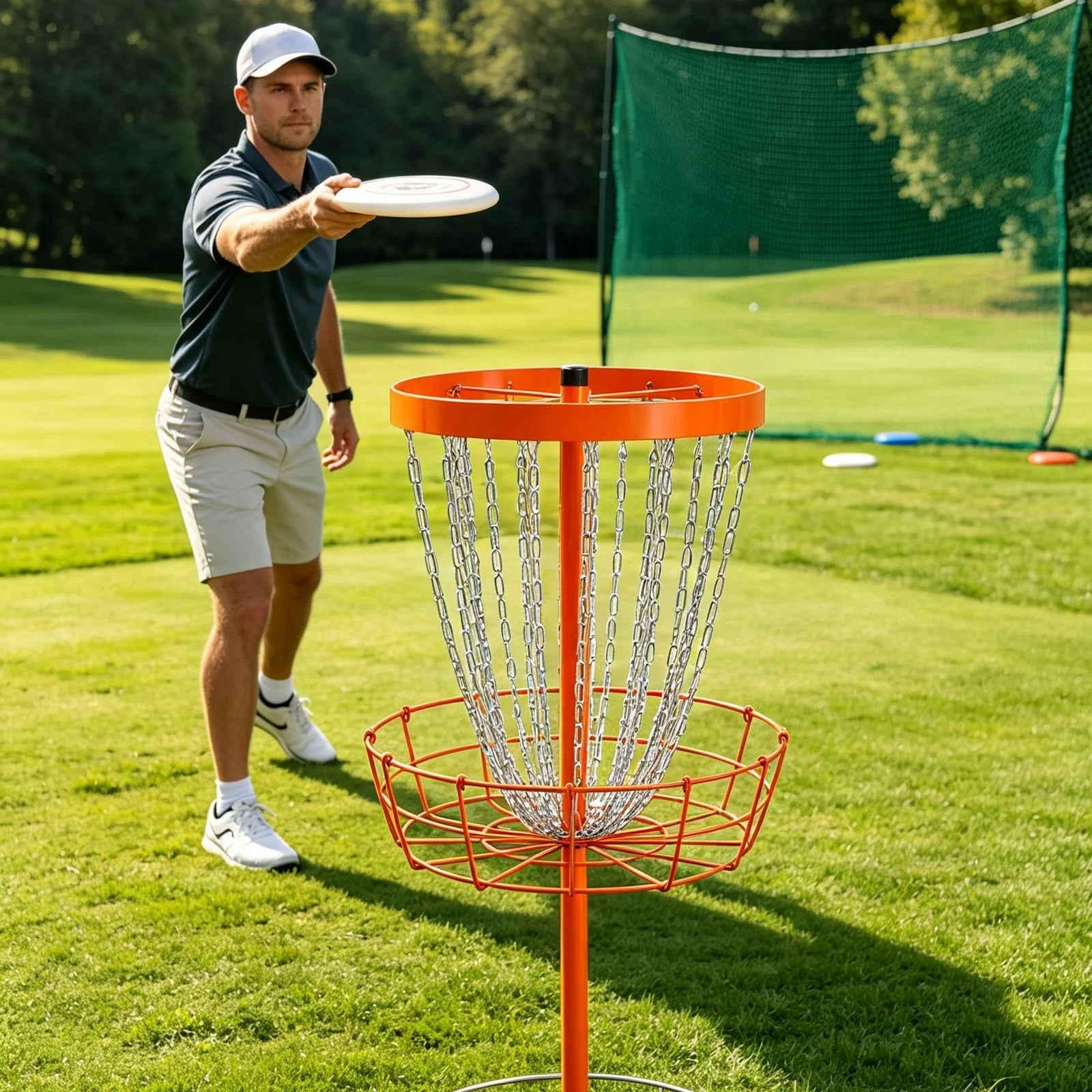 Portable Disc Golf Target 52in