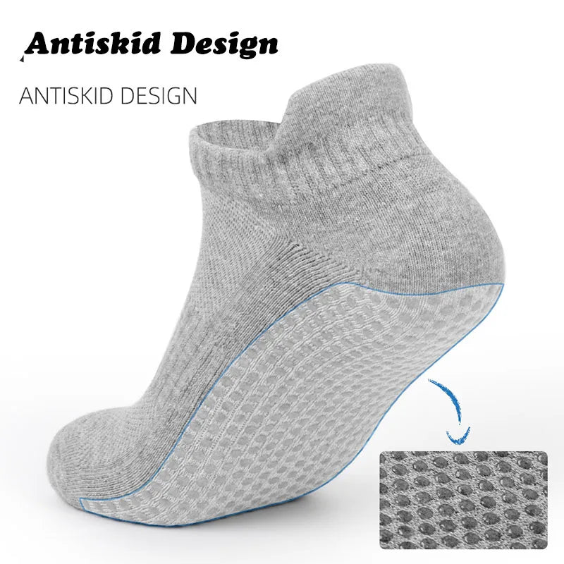 Women Men Sport Non Slip Ankle Socks