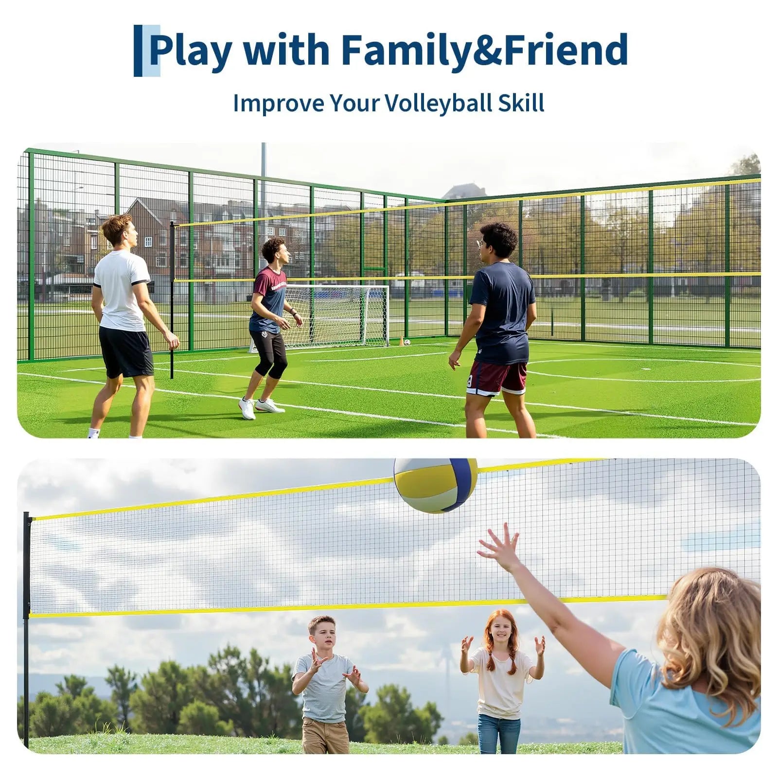 32 Ft Freestanding Volleyball Net