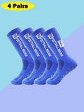 Men Non Slip Grip Athletic Socks