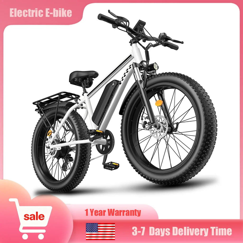 1500W Mountain Ebike 26x4 Inch