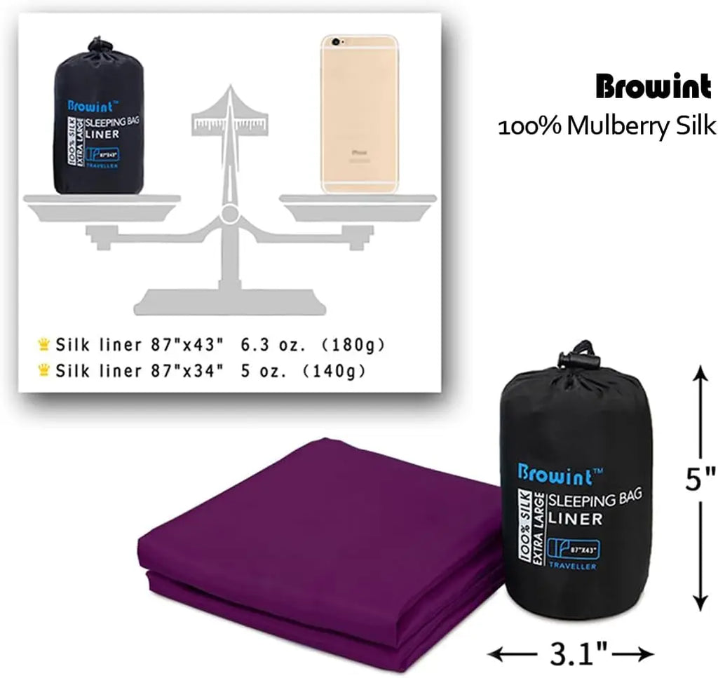 Silk Sleeping Bag Liner