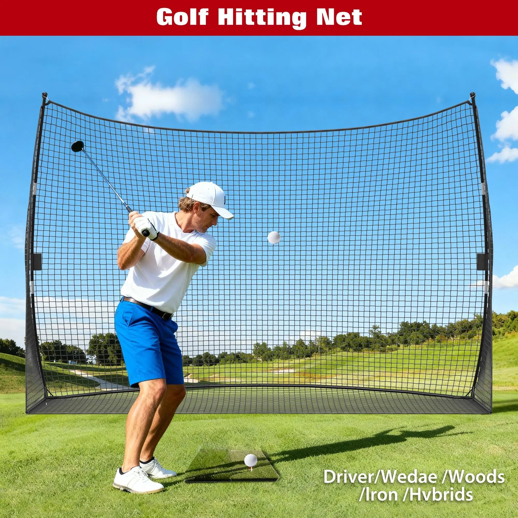 10x7 FT Golf Practice Net