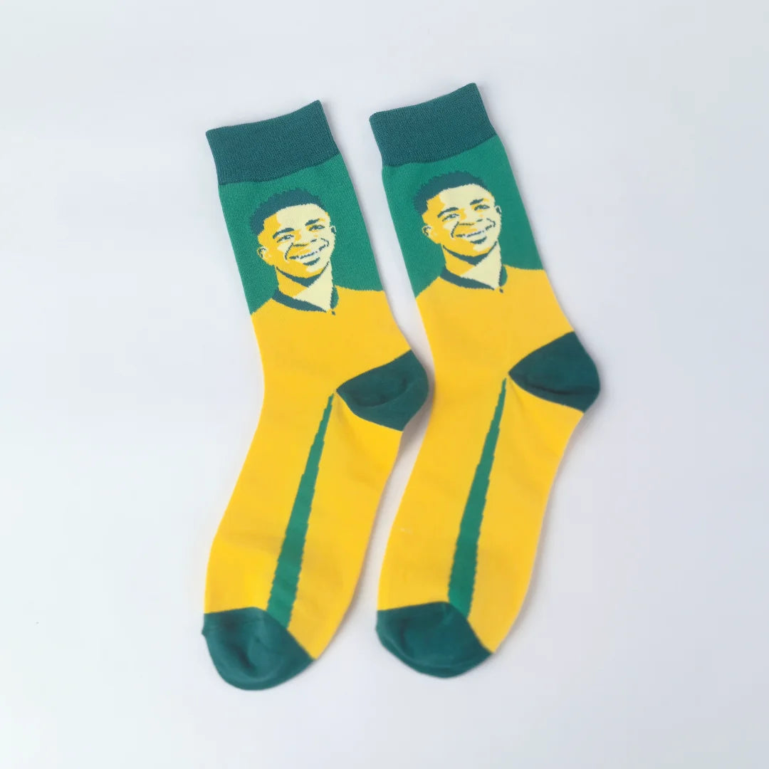 Unisex Brazil Soccer Fans Socks