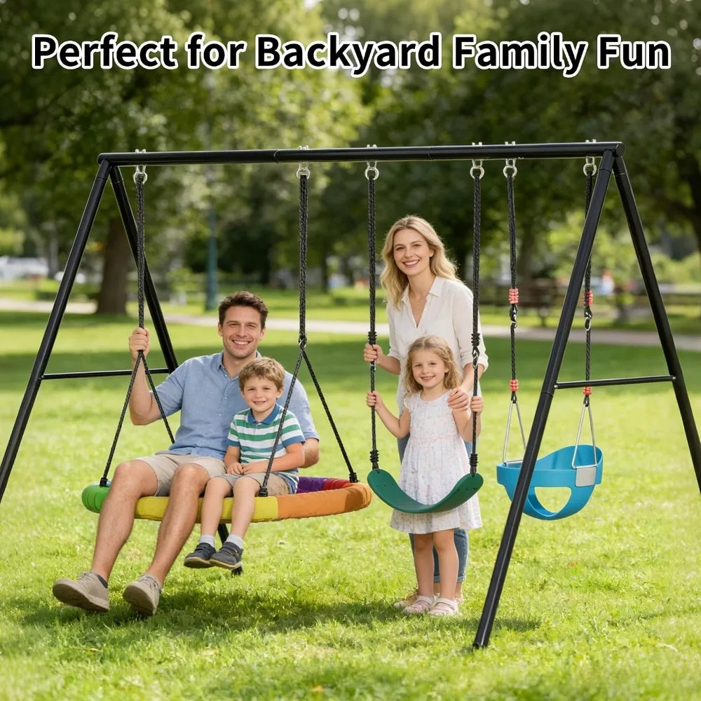 Heavy-Duty 440lbs Swing Frame Set