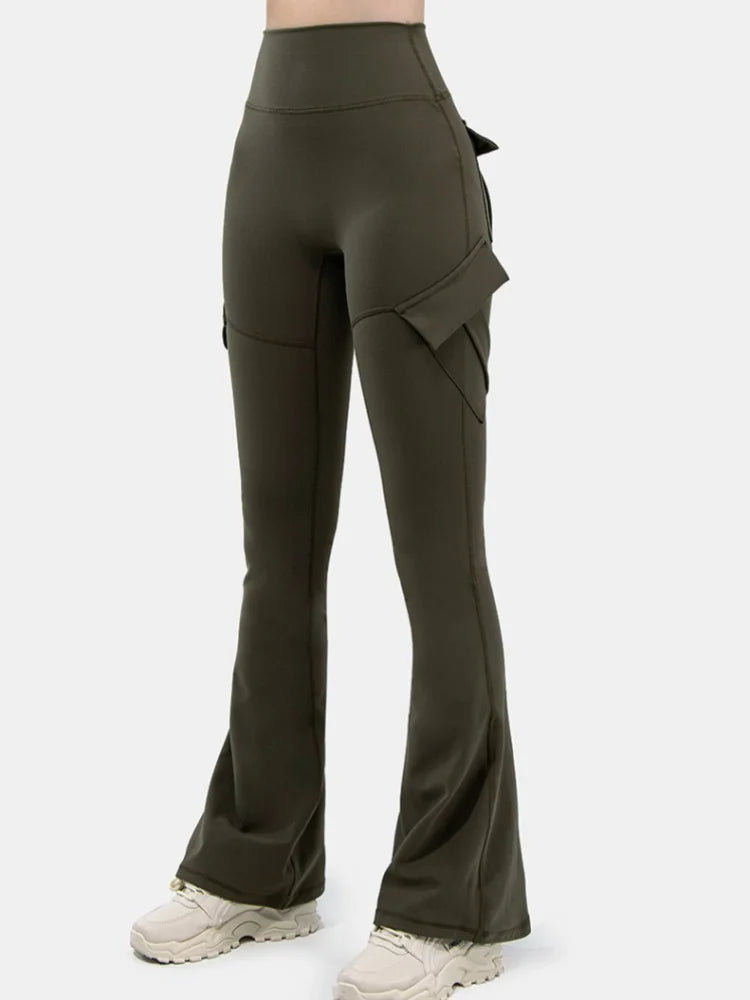 High Waisted Skinny Pants Solid Color