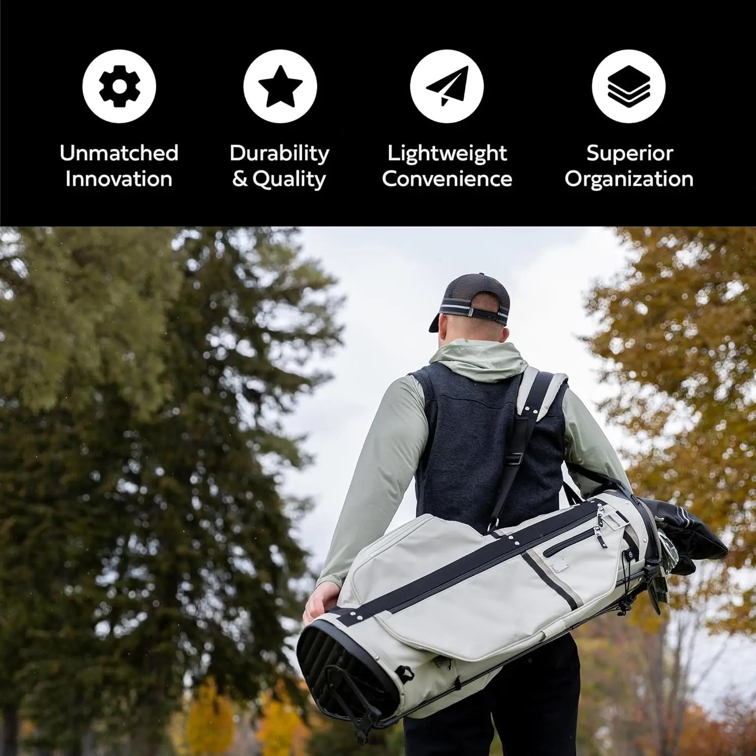 Lightweight 14-Way Divider Golf Bag