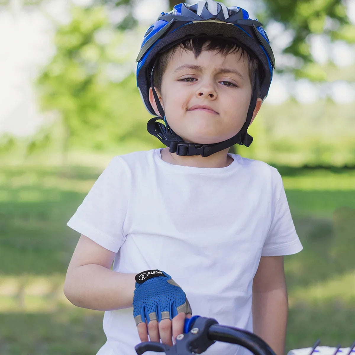 Outdoor Sports Cycling Half Finger Gloves For Boys Girls