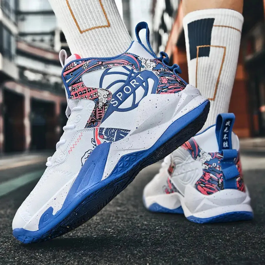 Men's  EVA -Absorbing High-Top Basketball Sneakers