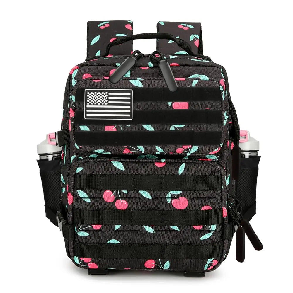 9L Cherry Print Tactical Backpack