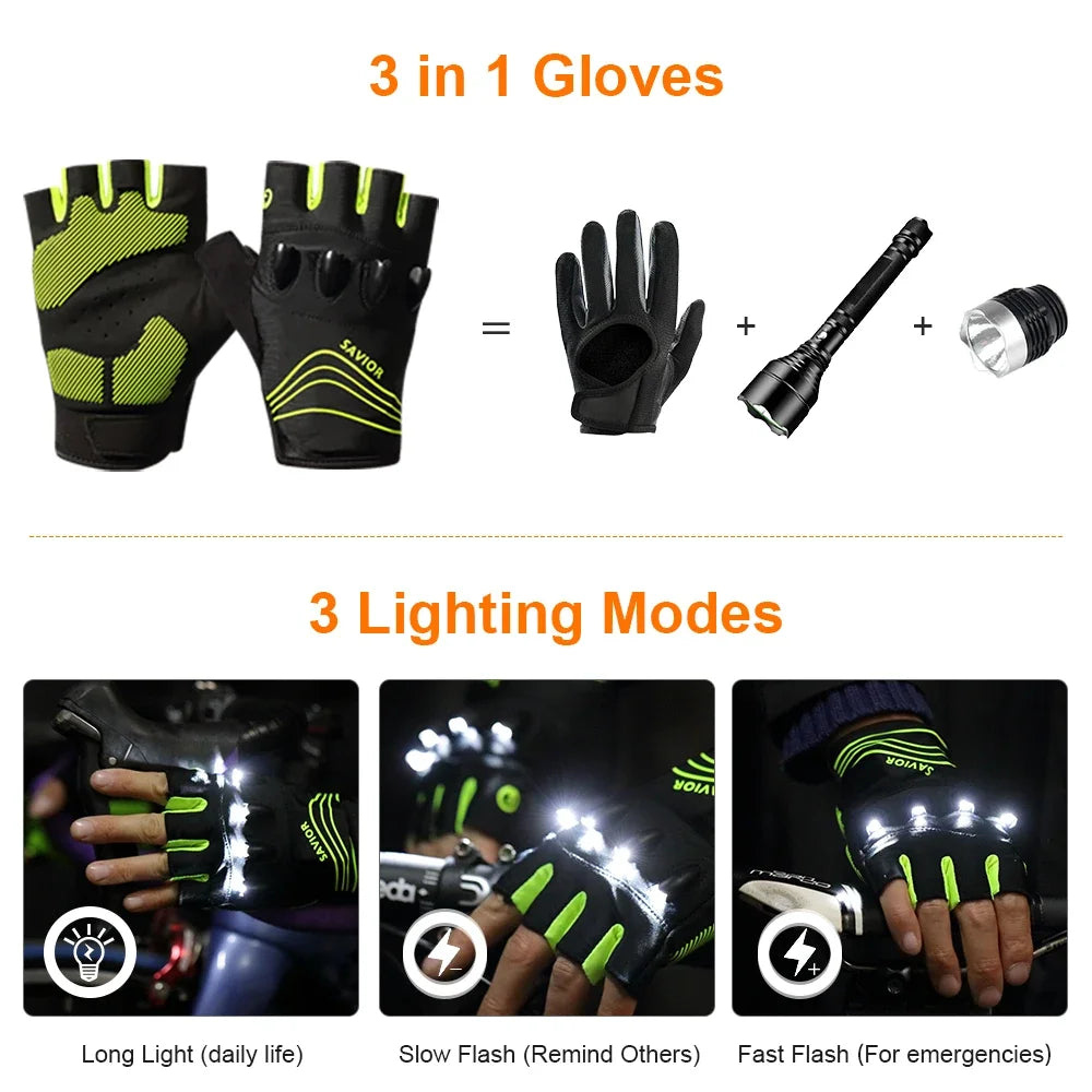 Outdoor Sports Cycling Gloves Half Finger