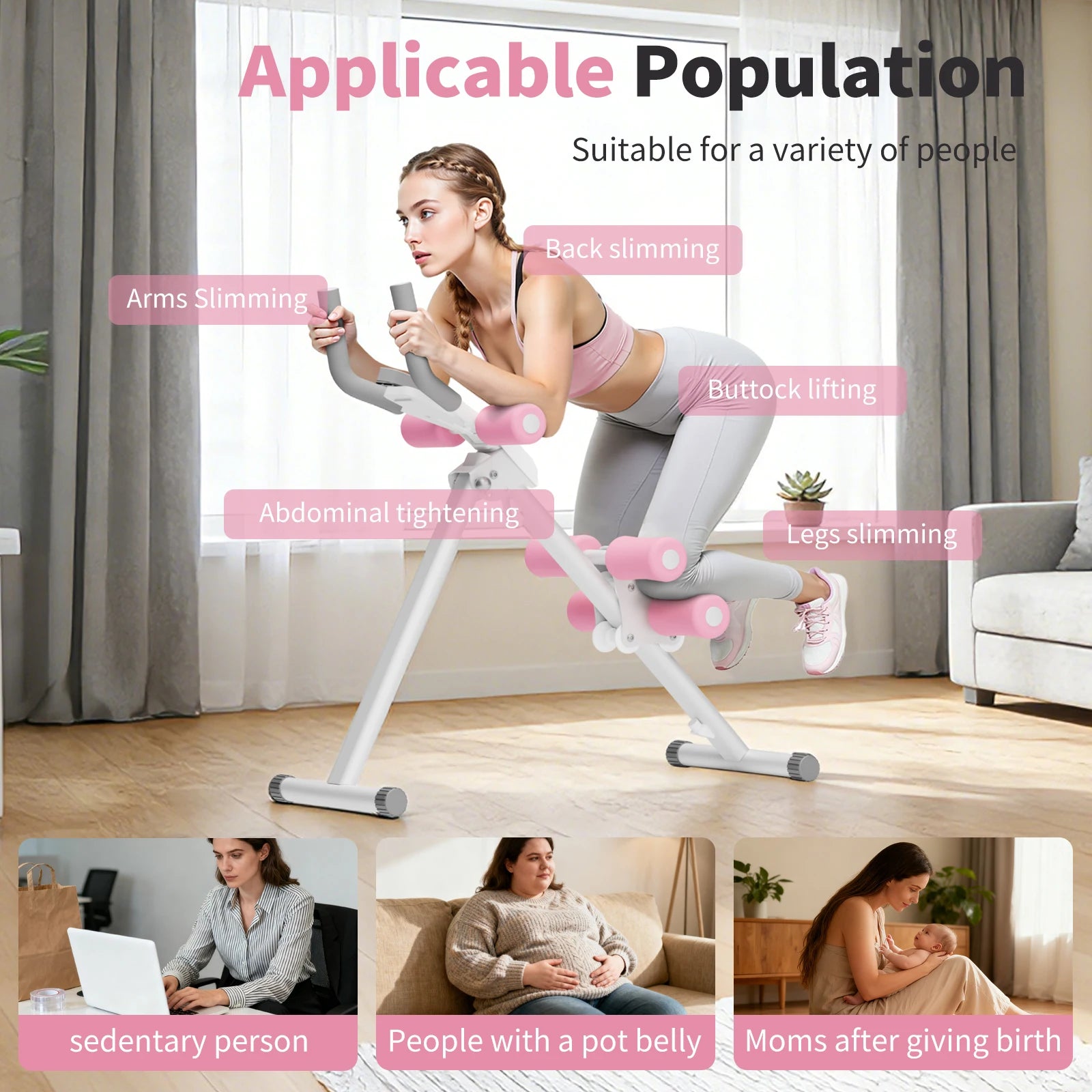 Abdominal Ab Machine Trainer